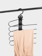 Вешалка для брюк многоуровневая, трансформер, 30.5×32×7.5 см, 5 уровней, прозрачная чёрная - Фото 9