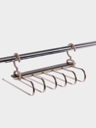 Вешалка для брюк многоуровневая, трансформер, 31.5×31×6 см, 6 уровней, чёрная - Фото 6