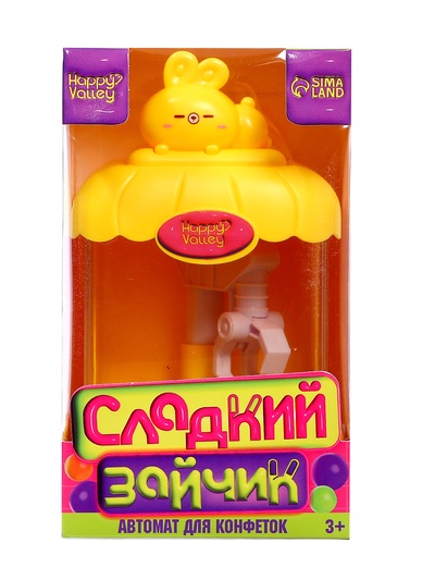 Автомат для конфет Happy Valley «Сладкий зайчик», МИКС