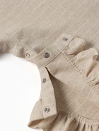 Комбинезон для девочки MINAKU, бежевый, рост 86-92 см - фото 808601029