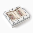 Полотенца махровые «Любовная пара», 35×60 см - 2 шт., хлопок 100% - фото 65442806