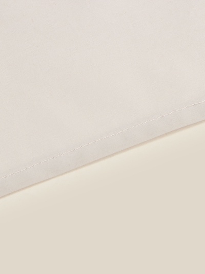 Простыня на резинке евро SL Home, 200×200+30 см, перкаль, молочная