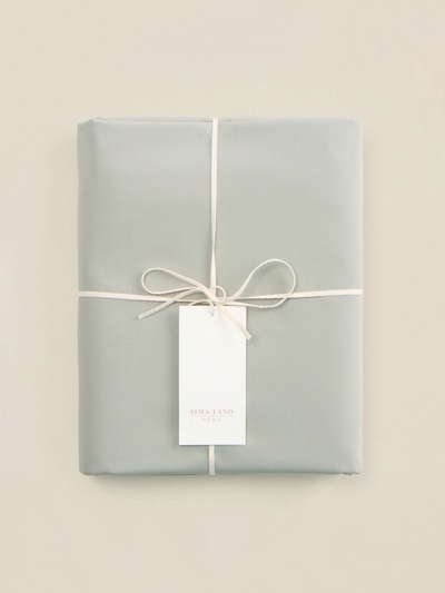 Пододеяльник евро SL Home Percale 300ТС, 200×220 см, оливковый, перкаль
