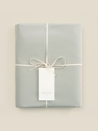 Простыня евро-макси SL Home Percale 300ТС, 235×280 см, олива, хлопок 100% - Фото 4