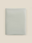 Простыня на резинке 2-спальная SL Home Percale, 160×200+30 см, перкаль, оливковая - Фото 7