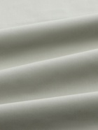 Простыня на резинке 2-спальная SL Home Percale, 160×200+30 см, перкаль, оливковая - Фото 8