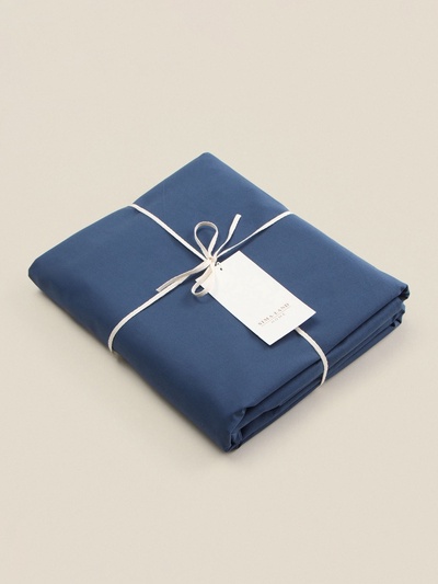 Пододеяльник евро SL Home Percale 300ТС, 200×220 см, синий, перкаль