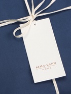 Пододеяльник евро SL Home Percale 300ТС, 200×220 см, синий, перкаль - Фото 6
