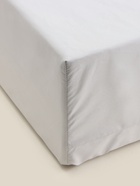Простыня на резинке 300ТС SL Home Percale 180×200+30 см, серый, 100% хлопок - Фото 10