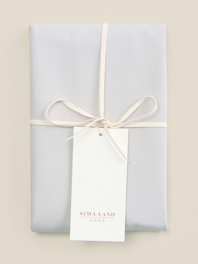 Наволочка 300ТС SL Home Percale 70×70+3 см, серый, 100% хлопок