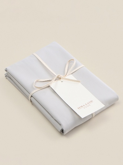 Наволочка 300ТС SL Home Percale 70×70+3 см, серый, 100% хлопок