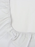 Простыня на резинке 300ТС SL Home Percale 140×200+30 см, серый, 100% хлопок - Фото 11
