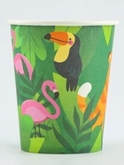 Посуда одноразовая бумажная «Джунгли», 6 тарелок, 6 стаканов - фото 31974714