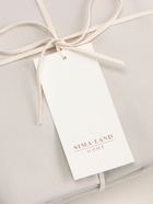 Простыня на резинке 2-спальная SL Home Percale, 160×200+30 см, перкаль, молочная - Фото 6