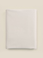 Простыня на резинке 2-спальная SL Home Percale, 160×200+30 см, перкаль, молочная - Фото 7