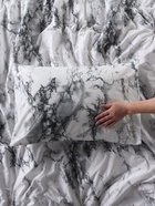 КПБ LoveLife евро White marble 200*217см, 215*240см,50*70см-2 шт, микрофибра,100% п/э 10848588 - фото 13725694