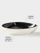 Набор тарелок «Рестос Блэк», 4 предмета, керамика, 1 сорт, Иран 9244794