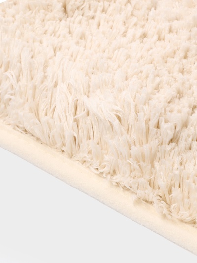 Коврик для дома Доляна, 80×50 см, ворс 4 см, серо-бежевый