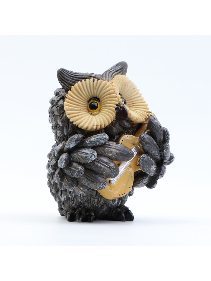 Фигурка полистоун TAKE IT EASY «Филин с гитарой», 12×12×14 см