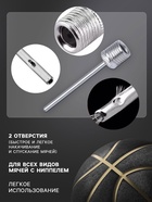 Игла для насоса, 37×5 мм, сталь, инструкция для баскетбольных мячей в комплекте - Фото 2