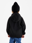 Ветровка демисезонная для мальчиков MINAKU из Softshell на флисе, непромокаемая, чёрная, рост 140 см - Фото 5