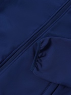 Ветровка демисезонная для мальчиков MINAKU из Softshell на флисе, непромокаемая, тёмно-синяя, рост 128 см - Фото 10