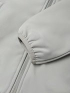 Ветровка демисезонная для мальчиков MINAKU из Softshell на флисе, непромокаемая, серая, рост 98 см - Фото 8
