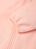 Ветровка демисезонная для девочек MINAKU из Softshell на флисе, непромокаемая, персиковая, рост 140 см - Фото 10