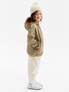 Ветровка демисезонная для девочек MINAKU из Softshell на флисе, непромокаемая, хинди, рост 122 см - фото 322401052