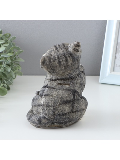 Копилка для денег TAKE IT EASY «Хитрый котик», полистоун, 14×10×16 см
