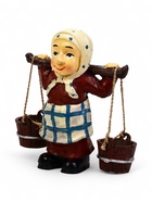 Садовая фигура из полистоуна «Бабушка с ведрами», 20×7×19 см, Greengo 10774242