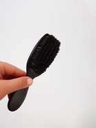 Расчёска-щётка с искусственной щетиной, 18?5 см, чёрная (комплект 2 шт) - фото 52514242
