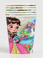 Посуда одноразовая бумажная для праздника «Принцесса», на 6 персон, 12 предметов - Фото 5