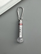 Фонарик - лазер брелок для ключей на карабине «Шар», МИКС - Фото 2