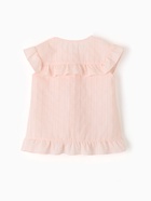 Блузка для девочки, MINAKU, розовая, рост 140 см - Фото 10