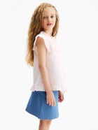 Блузка для девочки, MINAKU, розовая, рост 140 см - Фото 3