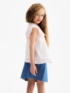 Блузка для девочки, MINAKU, розовая, рост 146 см - Фото 6