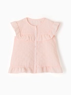 Блузка для девочки, MINAKU, розовая, рост 146 см - Фото 7