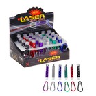 Фонарик-лазер брелок для ключей на карабине «Камушки», МИКС - Фото 4