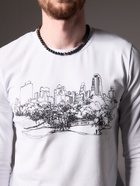 Лонгслив мужской MINAKU: City, размер 46, белый - Фото 7