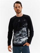 Лонгслив мужской MINAKU: Mood, размер 48, чёрный - Фото 8