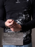 Лонгслив мужской MINAKU: Mood, размер 50. чёрный - Фото 2