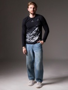 Лонгслив мужской MINAKU: Mood, размер 56, чёрный - Фото 4