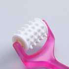 Массажёр для лица и зоны декольте, с шипами, 14×4.5×2.5 см, цвет МИКС 10858612