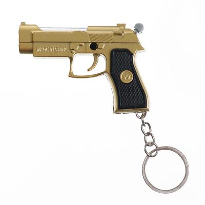 Лазер-брелок для ключей на кольце «Пистолет», МИКС