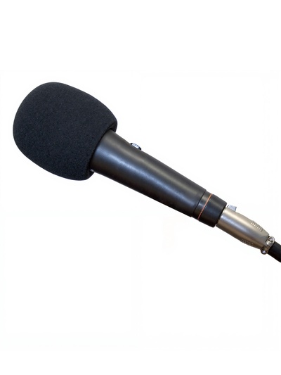 Ветрозащита для микрофона Music Life, черный, набор 5 штук, 6×8 см