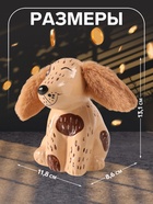 Копилка для денег «Озорная собачка», керамика, 8.6×11.8×13.1 см - Фото 2