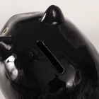 Копилка для денег «Чёрный котёнок с пушистым хвостом», керамика, 11×9×15 см - Фото 7