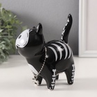 Копилка для денег «Котик-скелет», керамика, 12.4×6.6×13.8 см - Фото 4