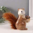 Копилка для денег «Белочка с жёлудем», керамика, 9×13×15.5 см - Фото 1